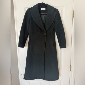 Reiss Women's Green 100% Wool Coat, Size 0